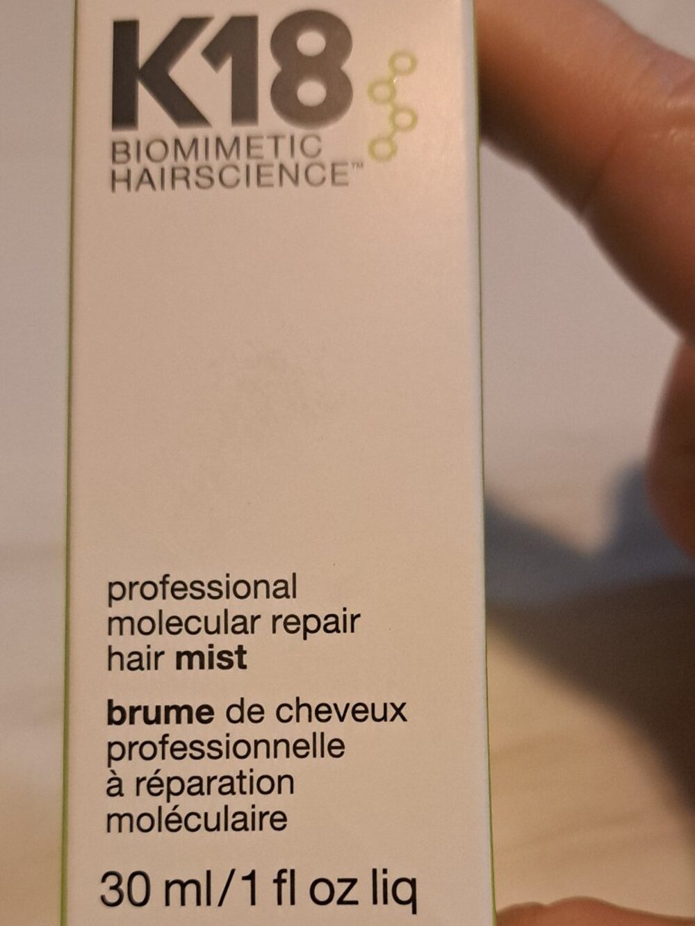 K18 Biomimetic Hairscience Professional Molecular Repair Hair Mist